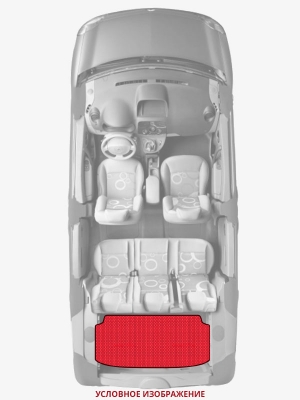 ЭВА коврики «Queen Lux» багажник для Daewoo Damas